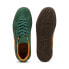 Фото #6 товара Puma Palermo 39646305 Mens Green Suede Lace Up Lifestyle Sneakers Shoes