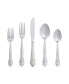 Фото #1 товара Riverridge Rose 46 Piece Monogrammed Flatware Set - L, Service for 8