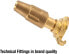 Gardena Messing-Schnellkupplungs-Spritze für 13 mm (1/2 Zoll)-Schläuche: Schnellkupplungsanschluss mit regulierbarem & abstellbarem Wasserstrahl (7130-20)