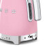 Фото #8 товара Электрический чайник Smeg KLF04PKEU розовый 1.7 л 2400 Вт пластик нержавеющая сталь регулируемый термостат индикатор уровня воды