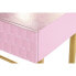 Фото #3 товара Журнальный столик DKD Home Decor Розовый Позолоченный Металл Древесина манго современный (90 x 45 x 74 cm)