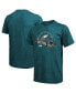 ფოტო #4 პროდუქტის Men's Threads Midnight Green Philadelphia Eagles Super Bowl LVII Tri-Blend Desert T-shirt