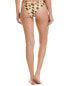 Weworewhat Leopard Belted Delilah Bikini Bottom Women's Brown Xl