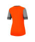 ფოტო #3 პროდუქტის Women's Orange, Heathered Gray Oklahoma State Cowboys There You Are V-Neck T-shirt