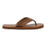 London Fog Trevon Flip Flops Mens Brown Casual Sandals CL30381M-T 11 - фото #1