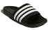 Комфортные женские шлепанцы Adidas Adilette Comfort Slides черно-белого цвета 36½ - фото #4