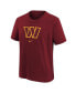 Big Boys Burgundy Washington Commanders Logo T-shirt