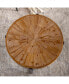 33.46" Splicing Round Coffee Table with Retro Design