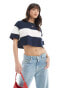 Фото #2 товара Tommy Jeans colour block oversized t-shirt in navy - NAVY