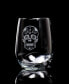 Фото #3 товара Sugar Skull Stemless 17Oz - Set Of 4 Glasses