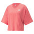 Фото #1 товара Puma Classics Oversized Crew Neck Short Sleeve T-Shirt Womens Size S Casual Top