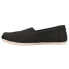 Фото #3 товара TOMS Alpargata Metallic Slip On Womens Black Flats Casual 10019688T