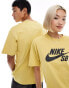 Фото #2 товара Nike SB centre logo unisex t-shirt in yellow