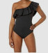 Tommy Bahama Women's 183725 Pearl One-Piece Swimsuits Black Size 14