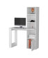 Фото #5 товара Anson Computer Desk with 4-Tier Bookcase and 1-Door Cabinet