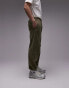 Фото #10 товара Topman vintage wash relaxed jogger in green - KHAKI