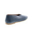 Фото #15 товара Miz Mooz Etta Womens Blue Leather Slip On Ballet Flats Shoes
