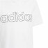 Child's Short Sleeve T-Shirt Adidas Essentials White