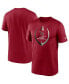 Фото #1 товара Men's Cardinal Arizona Cardinals Icon Legend Performance T-shirt