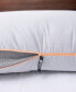 Comfort Zip Down Alternative Allergen Barrier Pillow, Jumbo