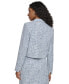 Фото #2 товара Women's Peak-Lapel Single-Button Cropped Blazer