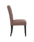 Фото #6 товара Upholstered Button Tufted Dining Side Chair