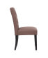 Upholstered Button Tufted Dining Side Chair