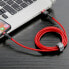 Фото #6 товара Wytrzymały nylonowy kabel przewód USB - iPhone Lightning QC3 3m - czerwony