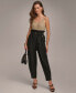 Фото #7 товара Women's Belted Cargo Pants