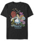 Фото #1 товара Men's Alice in Wonderland Flower Love Short Sleeve T-shirt