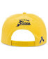 Men's Gold New York Rens Black Fives Snapback Adjustable Hat