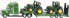 Фото #1 товара Игрушечный транспорт Siku Тягач с низкорамным прицепом и тракторами John Deere, зелёный, серый, 1:87, 260 мм, 48 мм, 75 мм