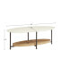 Фото #7 товара Beaumont 2 Tier Oval Coffee Table