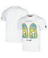 Фото #1 товара Men's and Women's White Peanuts Snoopy A Friend T-shirt