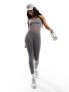 Фото #4 товара ASOS 4505 seamless contouring leggings in grey