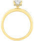 ფოტო #3 პროდუქტის GIA Certified Diamond Oval Engagement Ring (1 ct. t.w.) in 14k Gold