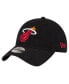 ფოტო #1 პროდუქტის Men's Black Miami Heat Team 2.0 9TWENTY Adjustable Hat
