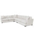 Фото #4 товара Nightford 143" 4-Pc. Fabric L Sectional, Created for Macy's