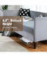 Фото #6 товара Twin Daybed Upholstered Linen Wooden Sofa Bed Frame