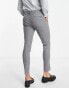 Фото #4 товара ASOS DESIGN super skinny wool mix smart trousers in puppytooth