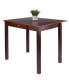 Perrone 34.06" Wood High Table with Drop Leaf