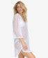 ფოტო #3 პროდუქტის Women's Zig-Zag Mesh Tunic Cover-Up