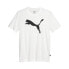Фото #1 товара Puma Essentials Cat Logo Crew Neck Short Sleeve T-Shirt Mens White Casual Tops