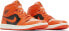 Фото #2 товара [DM3381-600] Womens Air Jordan RETRO 1 MID SE 'RUSH ORANGE'