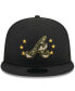 Фото #2 товара Men's Black Atlanta Braves 2024 Armed Forces Day 9FIFTY Snapback Hat