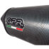 GPR EXHAUST SYSTEMS Furore Poppy Aprilia Tuono V4 R/STd/ApRC 1000 11-14 Ref:A.52.FUPO Homologated Oval Muffler