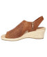 Фото #7 товара Women's Serena Zip Espadrille Wedge Sandals