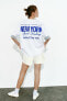 Фото #5 товара T-shirt with slogan and graphic print