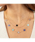 ფოტო #5 პროდუქტის Small Onyx Single Clover Necklace 14K Gold