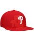 Фото #2 товара Men's Red Philadelphia Phillies Shadow Logo 59FIFTY Fitted Hat